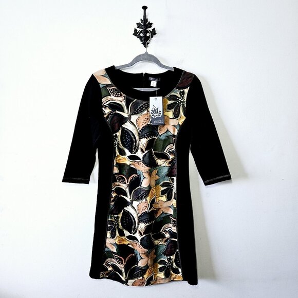 NEW Dolcezza Simply Art Dress Size S Abstract Wearable Art - Picture 1 of 3
